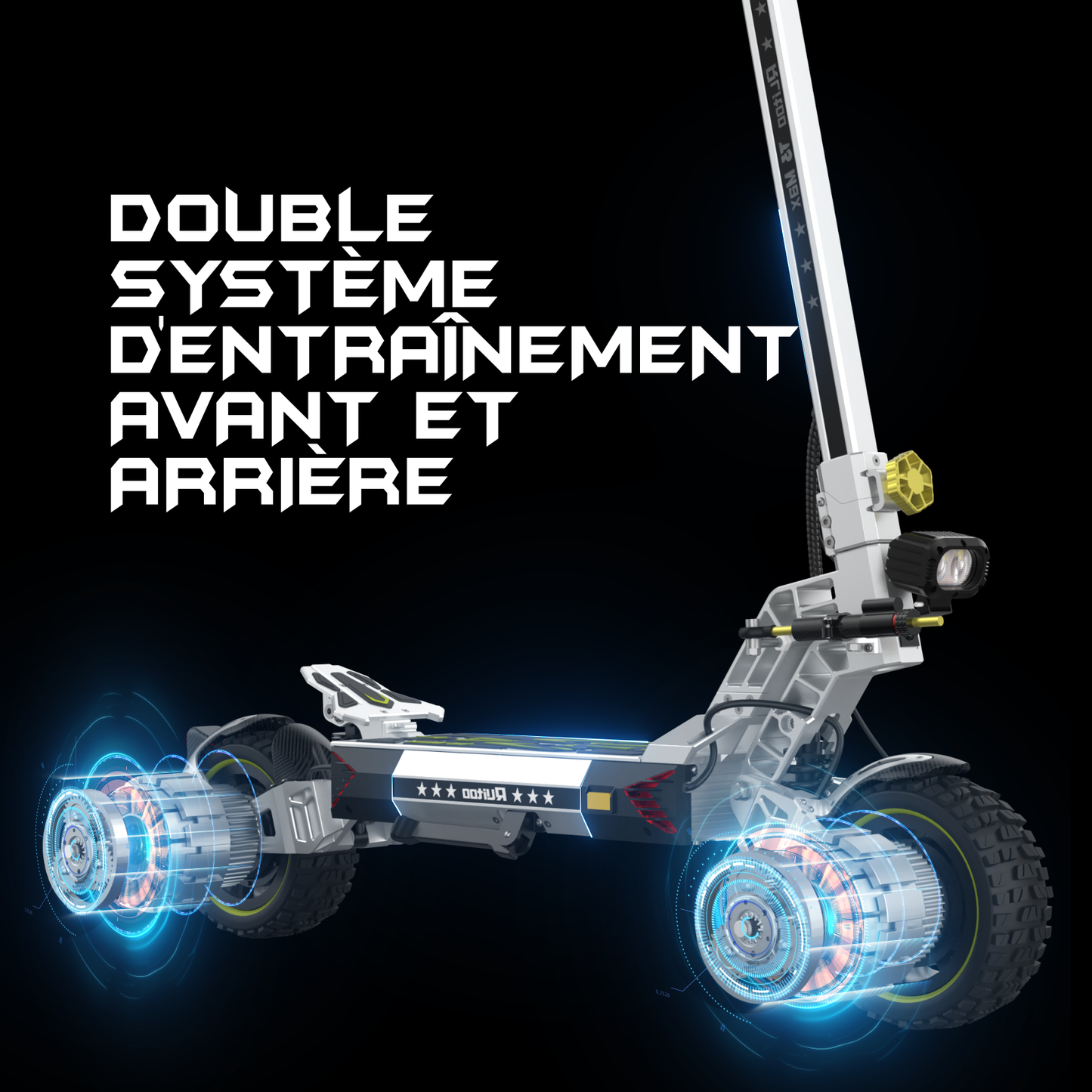 Ruitoo T3 Max Trottinette électrique tout-terrain