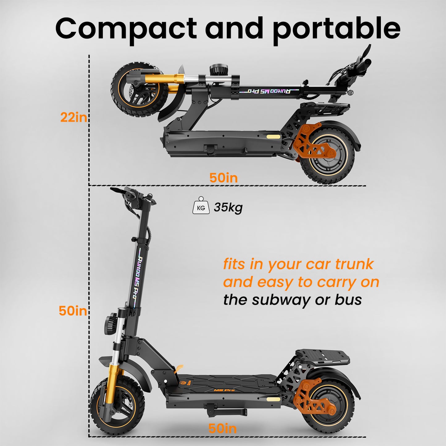 Ruitoo M5 Pro Trottinette Électrique